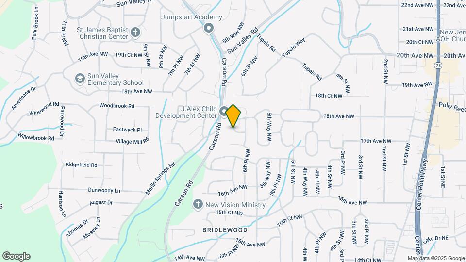 1717 6th Pl Cir NW Map and Location Details