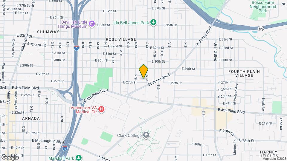 1820 E 27th St Map and Location Details