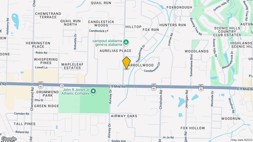 9648 Hollowbrook Dr Map and Location Details