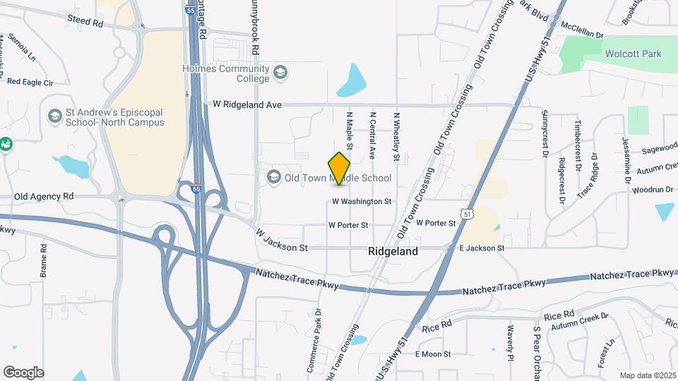 105 Broadfoot Cir Map and Location Details