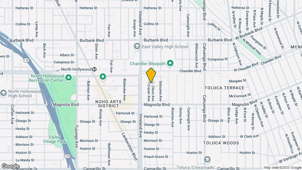 5301-5303 Cleon Ave Mapa y Detalles de la Ubicación