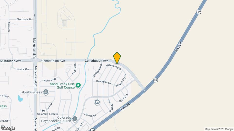 2332 Pinyon Jay Dr Map and Location Details