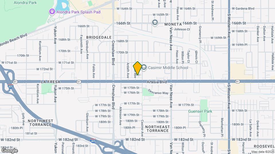 17316 Wilkie Ave Map and Location Details