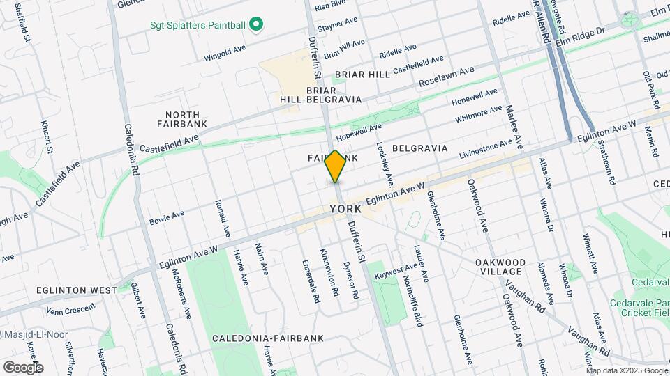 2398-2398 Dufferin St Map and Location Details