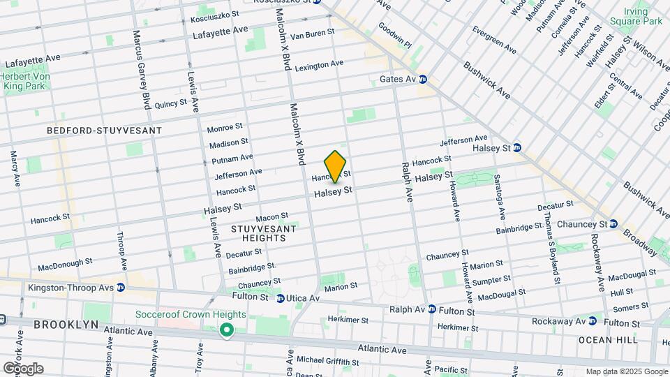 619 Halsey St Map and Location Details