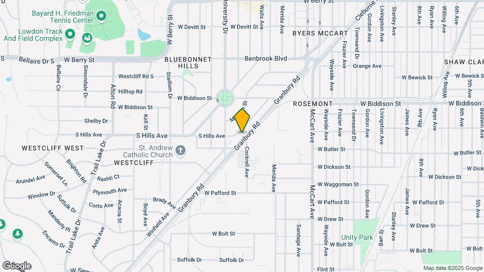 2933 S Hills Ave Map and Location Details