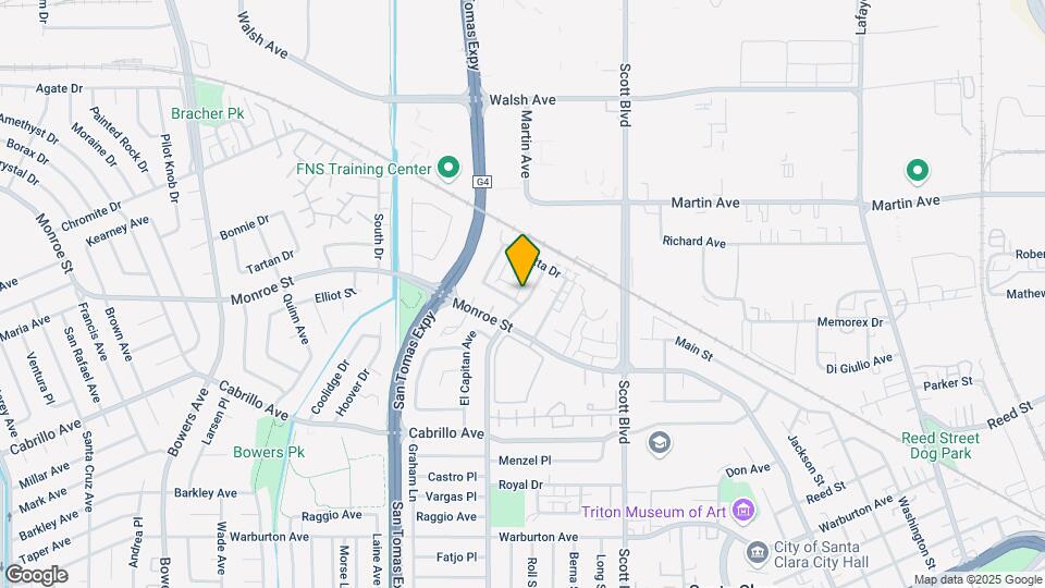 2238 Los Padres Blvd Map and Location Details
