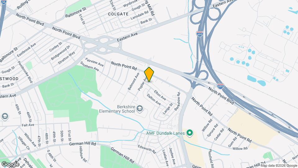 901 Elton Ave Map and Location Details