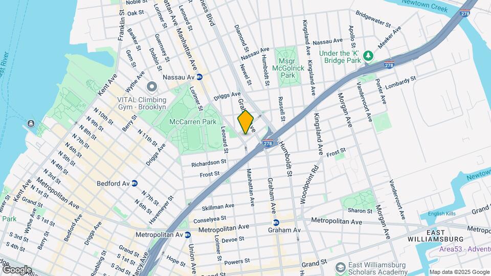 135 Bayard St Map and Location Details