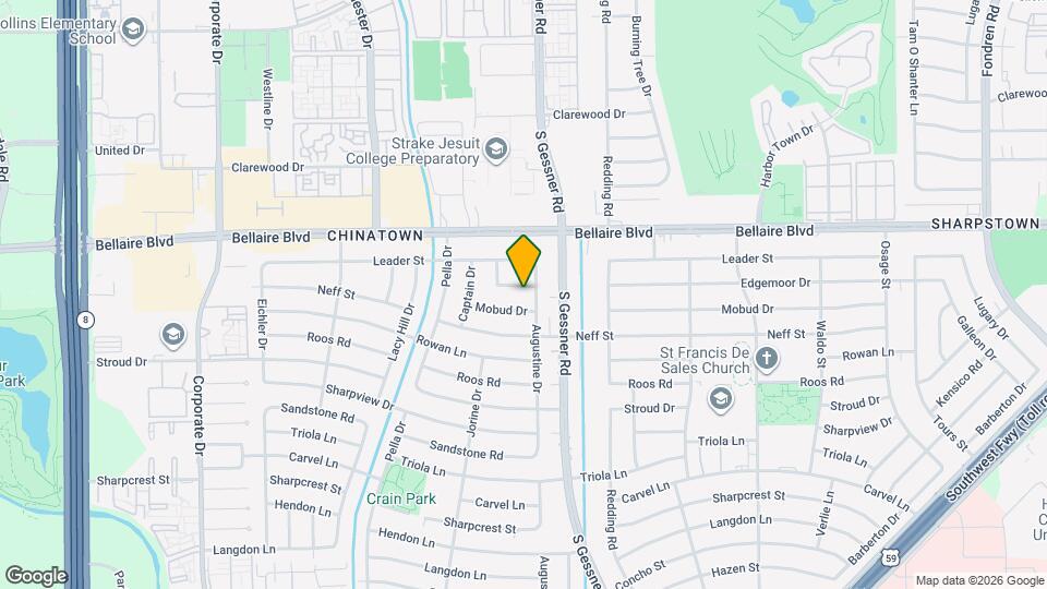 8807 Edgemoor Dr Map and Location Details