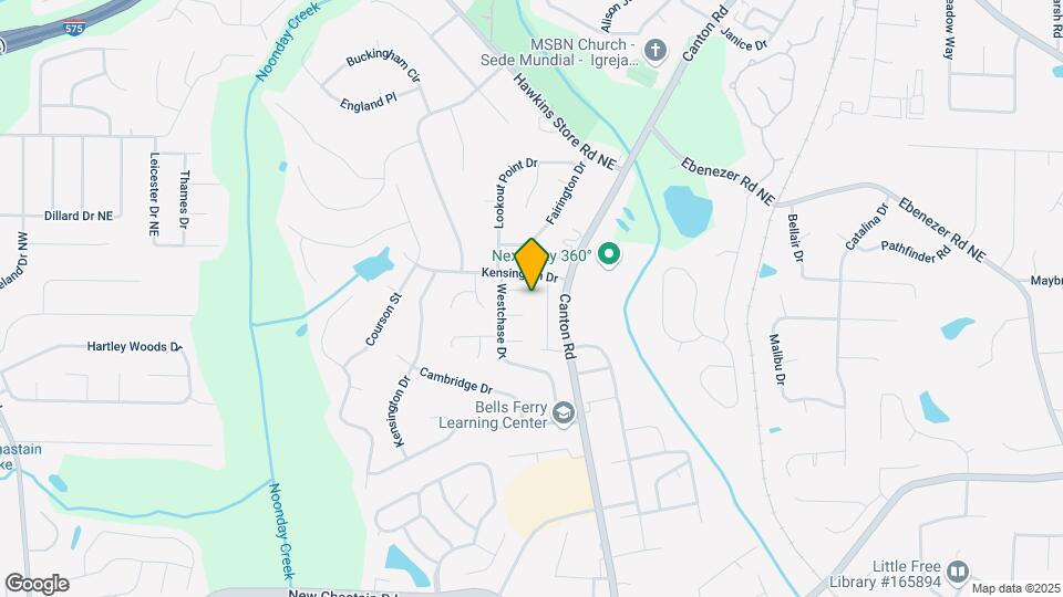 638 Middlegate Ct NE Map and Location Details