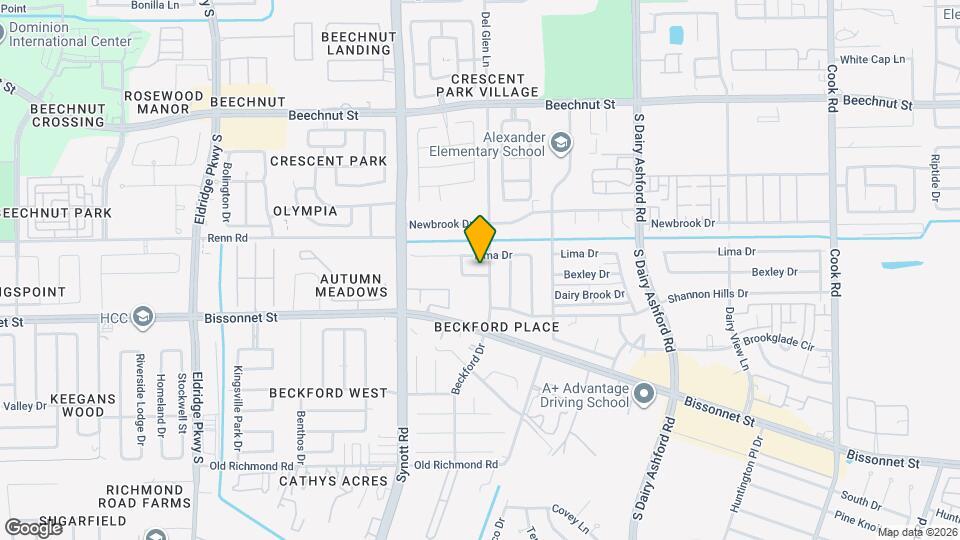 13006 Bacard Ln Map and Location Details