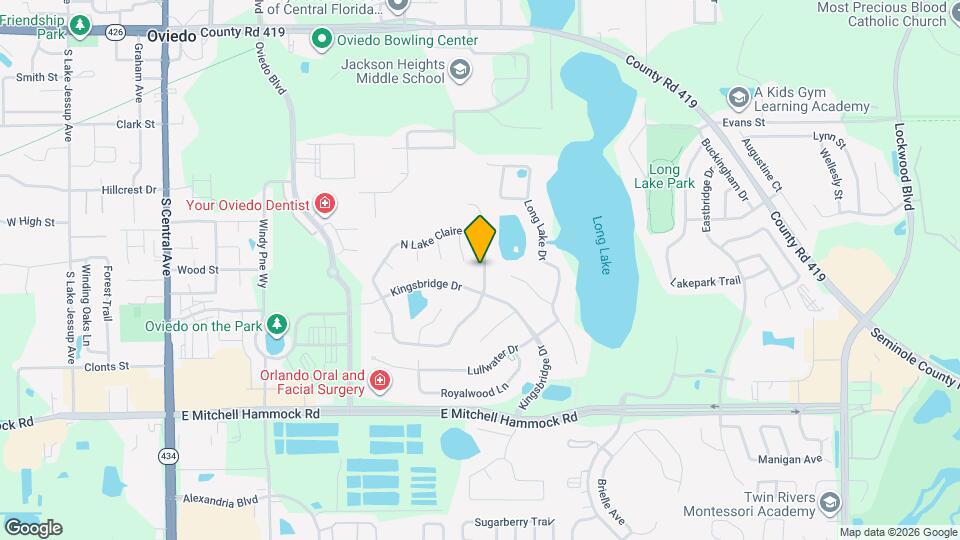 990 N Lake Claire Cir Map and Location Details