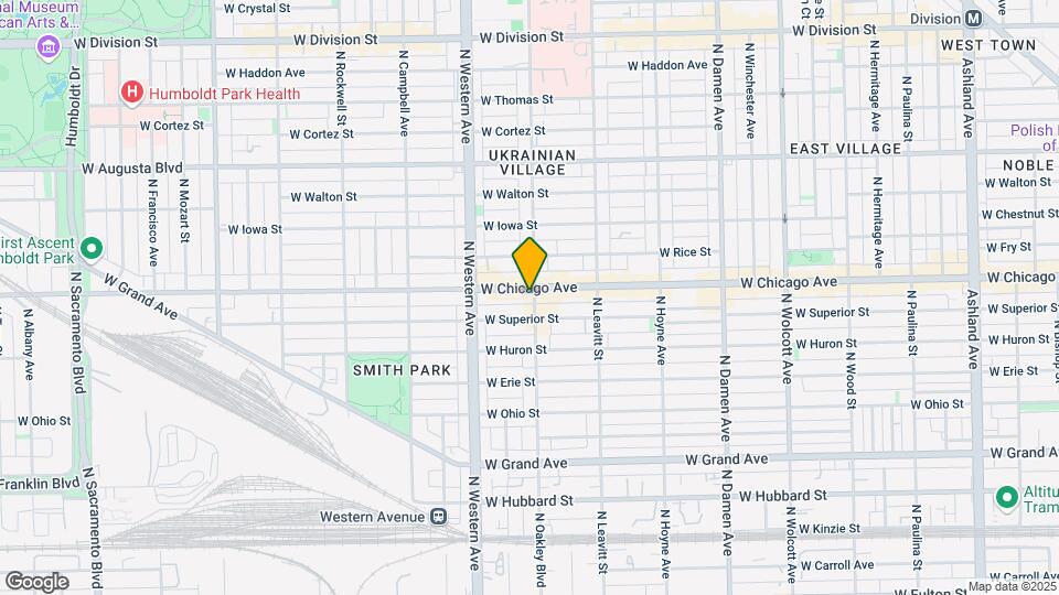 2301 W Chicago Ave Map and Location Details