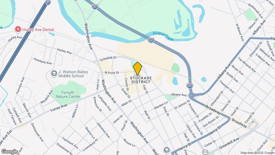 316 Wall St, Unit 1 Map and Location Details