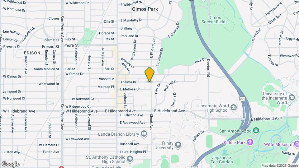 402 Thelma Dr Map and Location Details