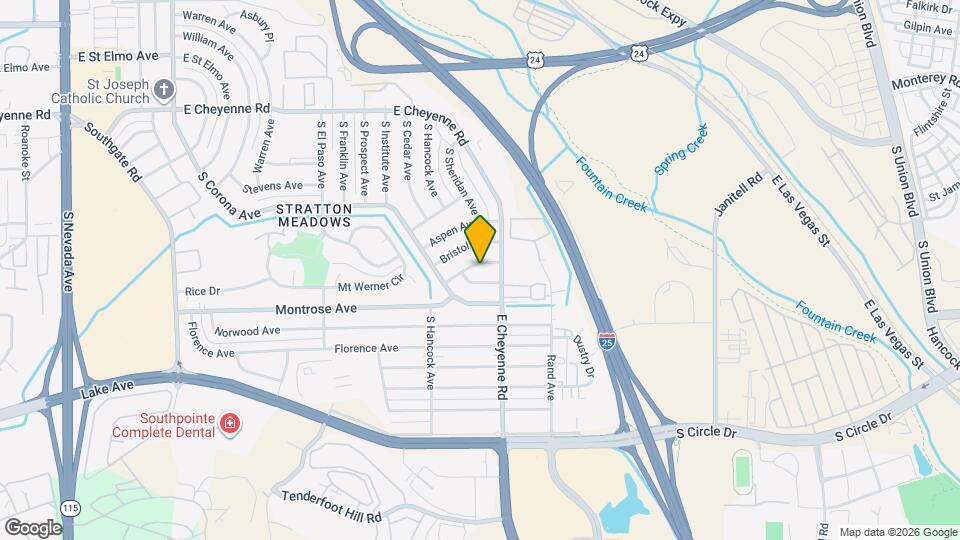 1217 Falcon Ave Map and Location Details