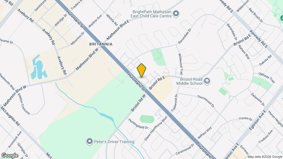 75 Bristol Rd E Map and Location Details