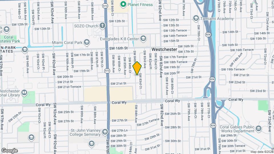 2025 SW 84th Ave Map and Location Details