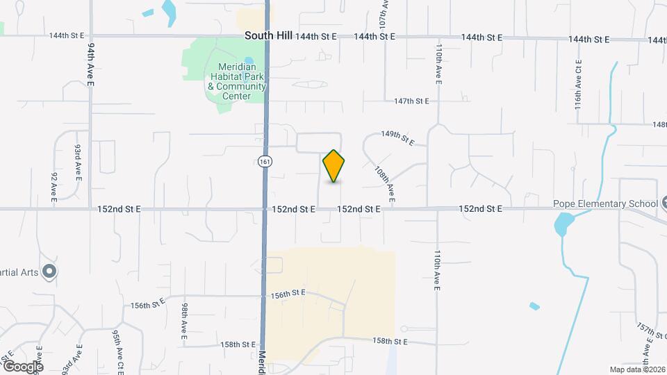 15106 105th Ave Ct E Map and Location Details