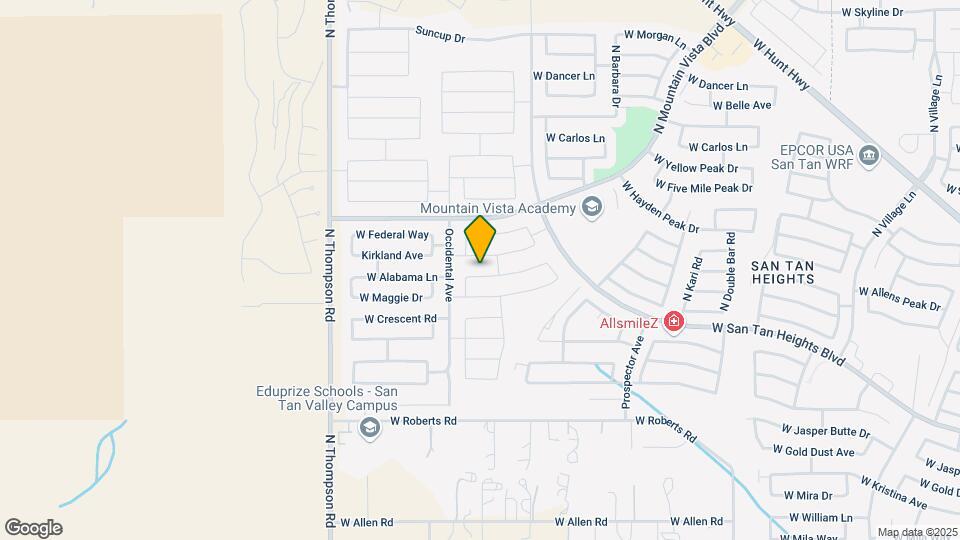 4128 W Alabama Ln Mapa y Detalles de la Ubicación
