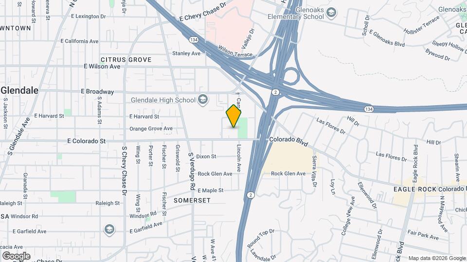 1520 Orange Grove Ave Map and Location Details