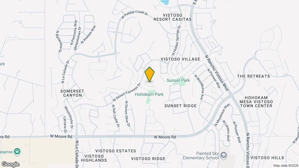 727 W Buffalo Grass Dr Map and Location Details