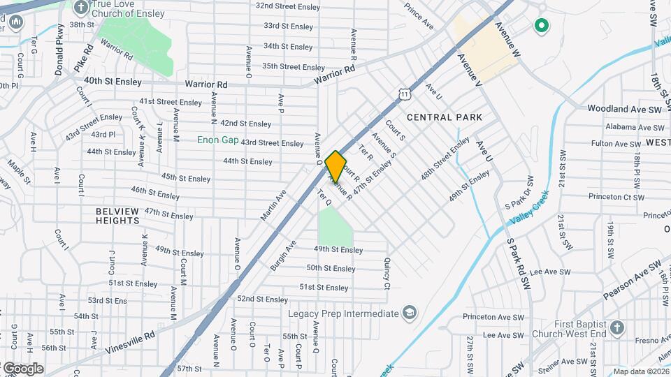 4624 Avenue R Map and Location Details