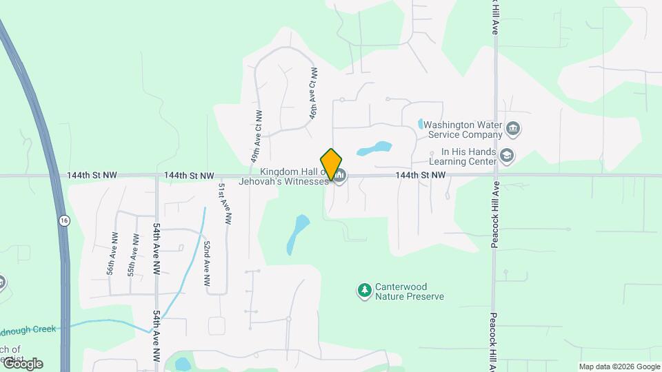 14314 45th Ave Ct NW Map and Location Details