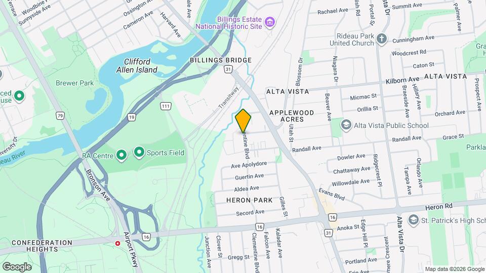 1478 Clementine Blvd Map and Location Details