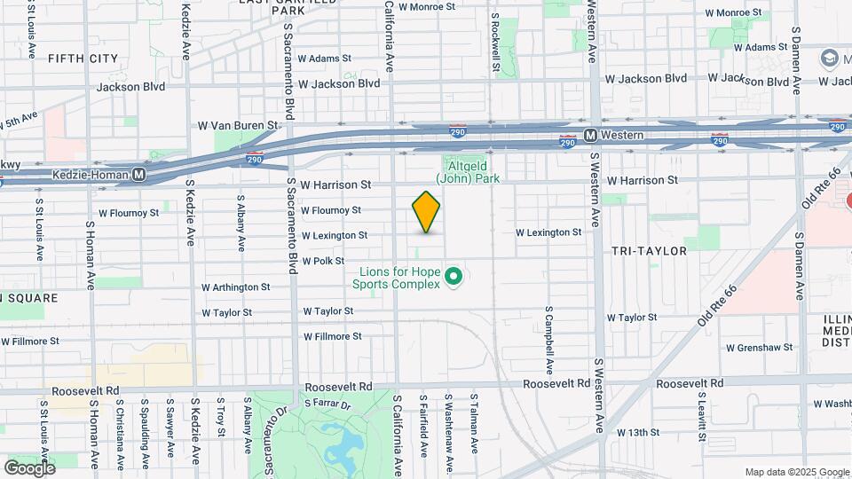 2723-2727 W Lexington St Map and Location Details