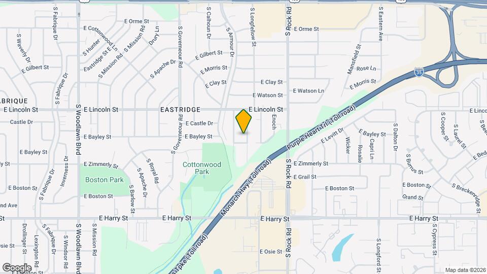 953 S Doreen St Map and Location Details