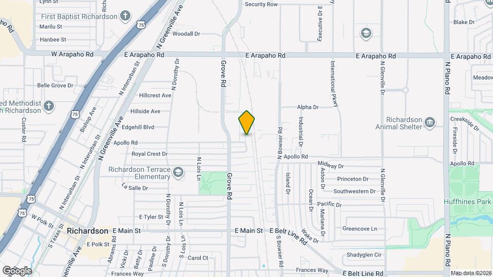 714 Royal Crest Dr Map and Location Details