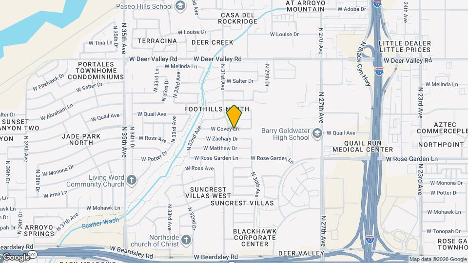 3043 W Covey Ln Map and Location Details