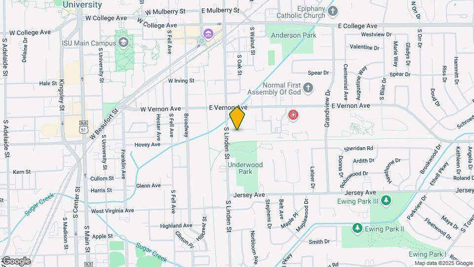 205 Lindell Dr Map and Location Details