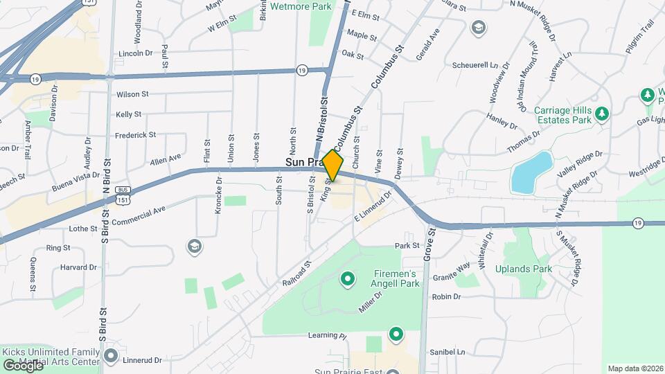 123 King St Mapa y Detalles de la Ubicación