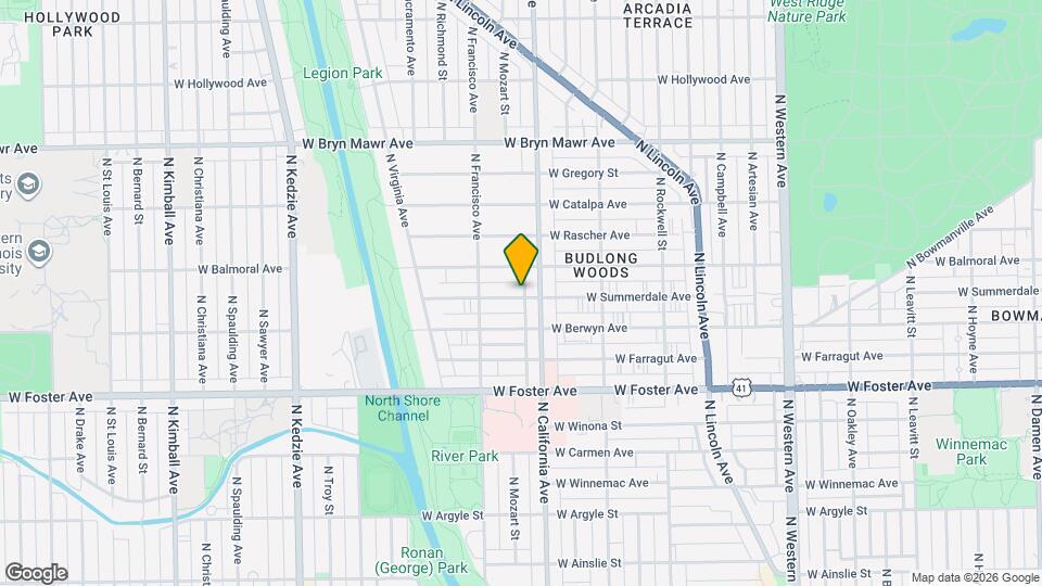 2816 W Summerdale Ave Map and Location Details