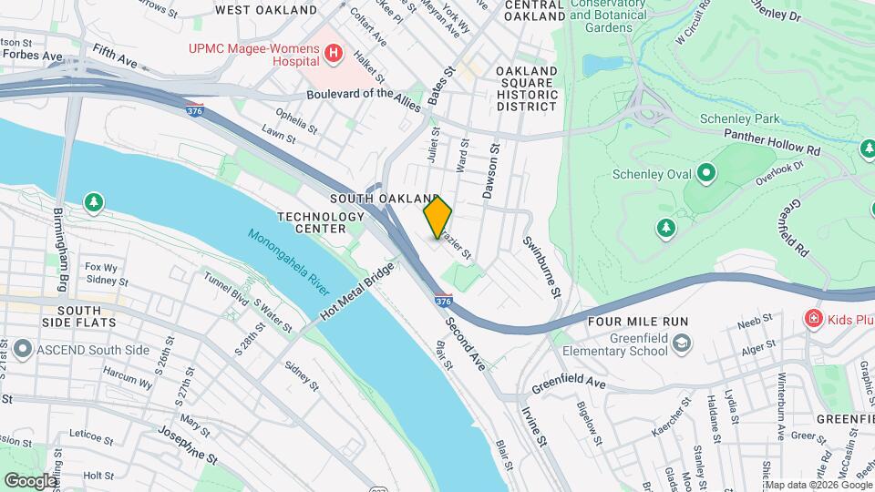 3139 Ward St Map and Location Details