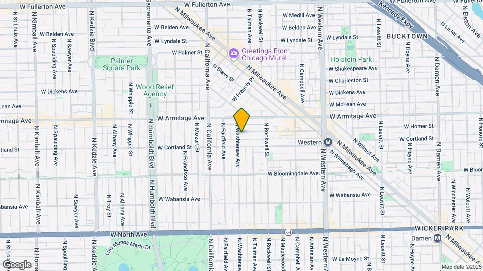 2655 W Homer St Map and Location Details