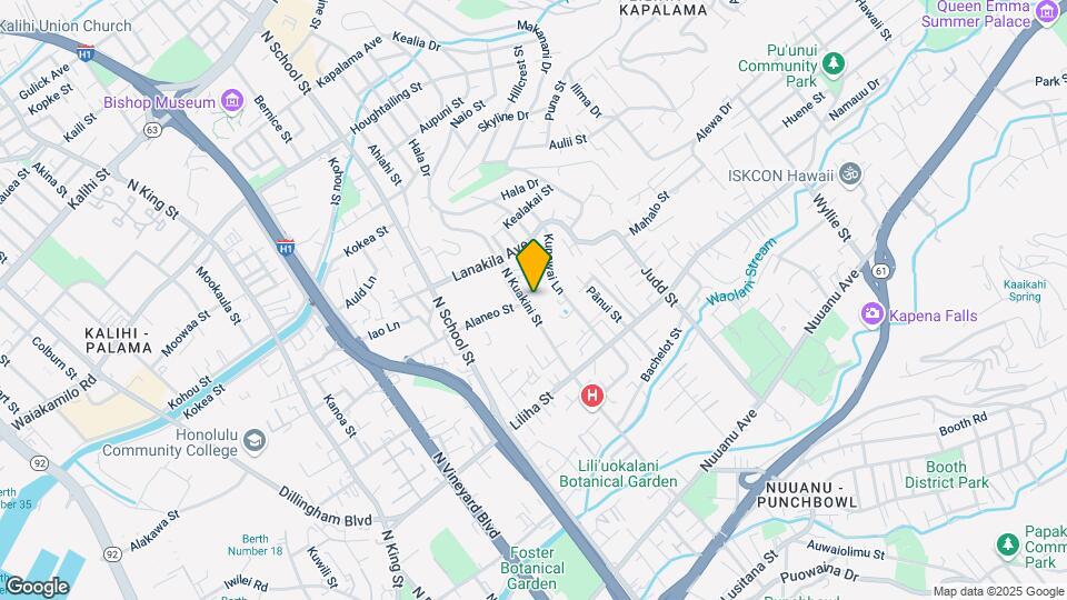 682 N Kuakini St Mapa y Detalles de la Ubicación