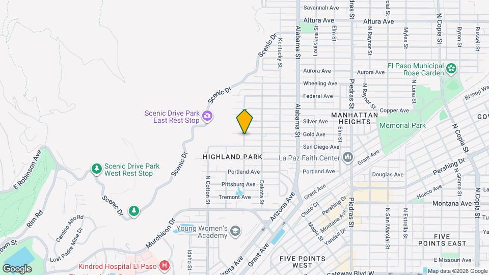 1530 Indiana St Map and Location Details