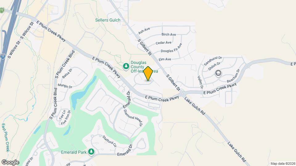 1385 Castle Creek Cir Map and Location Details