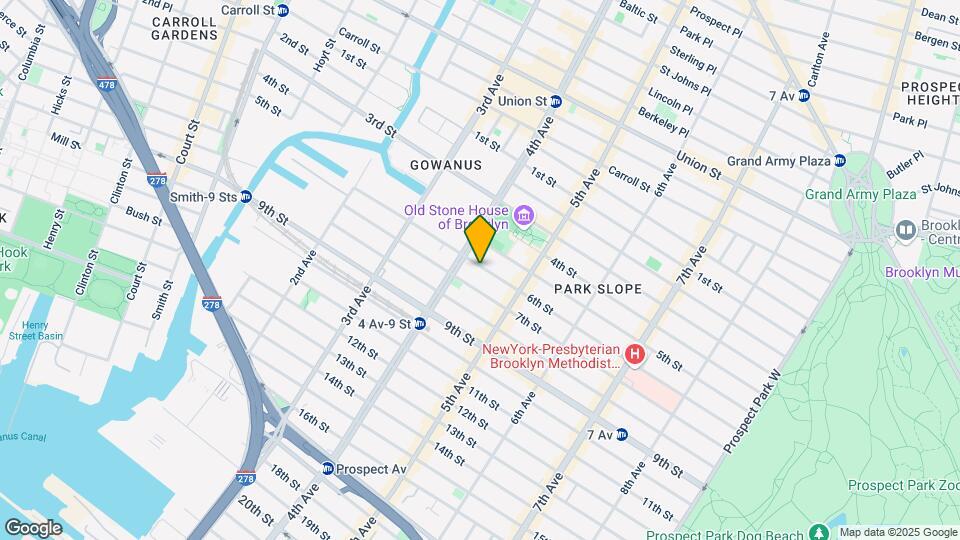 278 Sixth Mapa y Detalles de la Ubicación