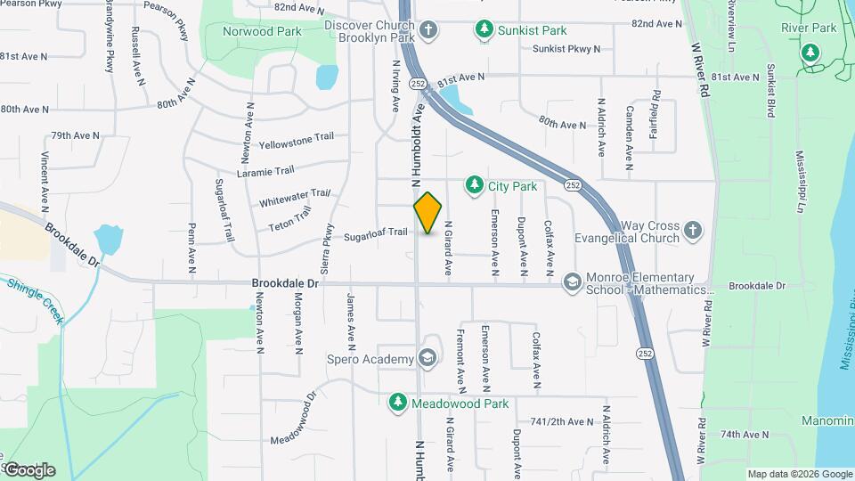 7730 N Humboldt Ave Map and Location Details