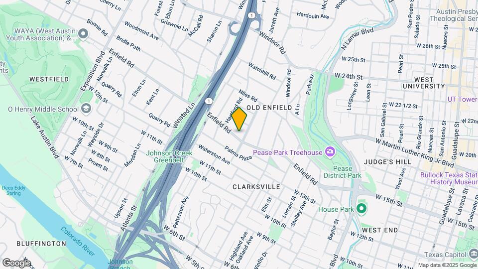 1704 Enfield Rd Map and Location Details