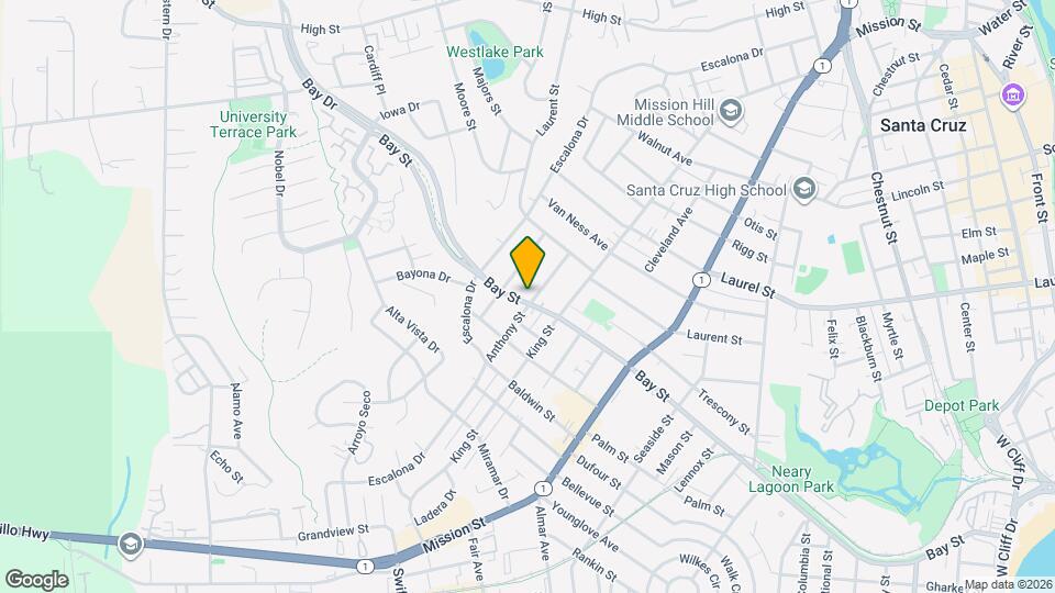 1704 Bay St Map and Location Details