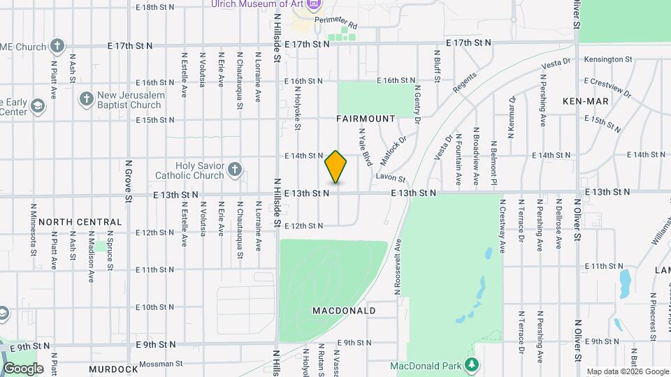 1403 N Vassar Ave Map and Location Details