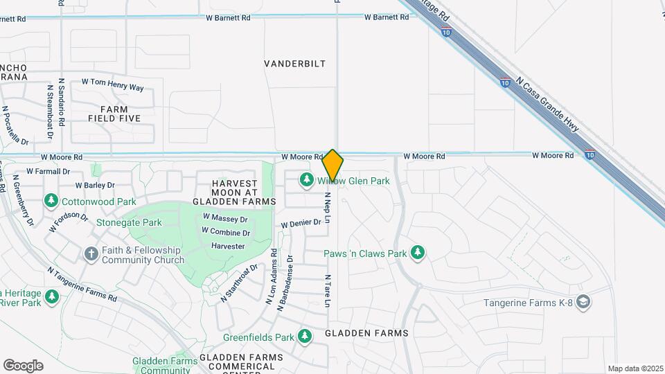 12712 N Nep Ln Map and Location Details