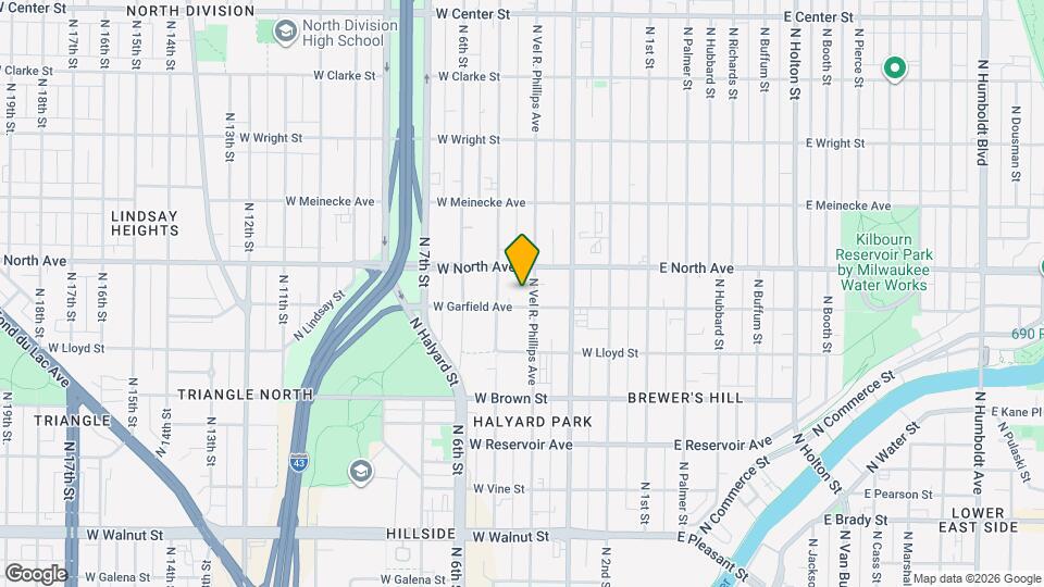 Garfield Apartments Map and Location Details