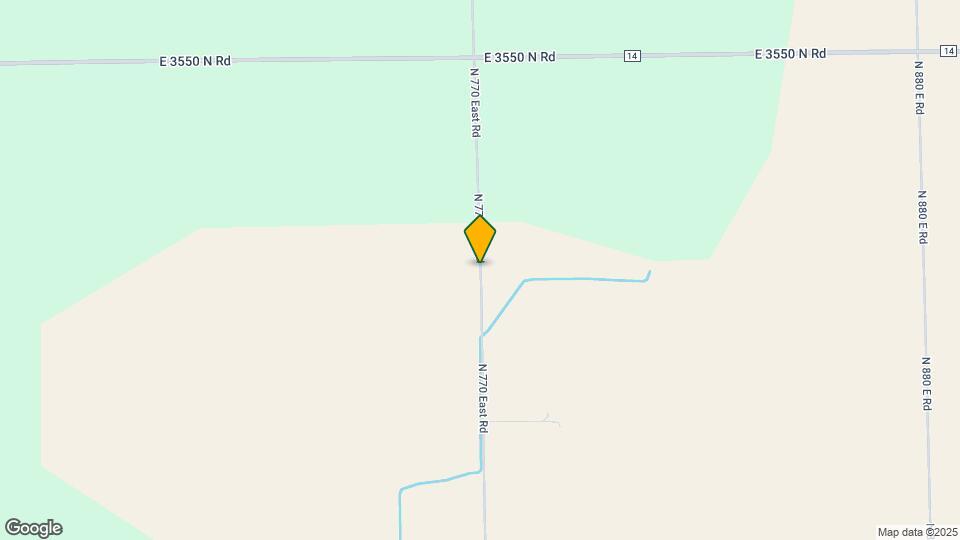 34512 N 770 East Rd Map and Location Details